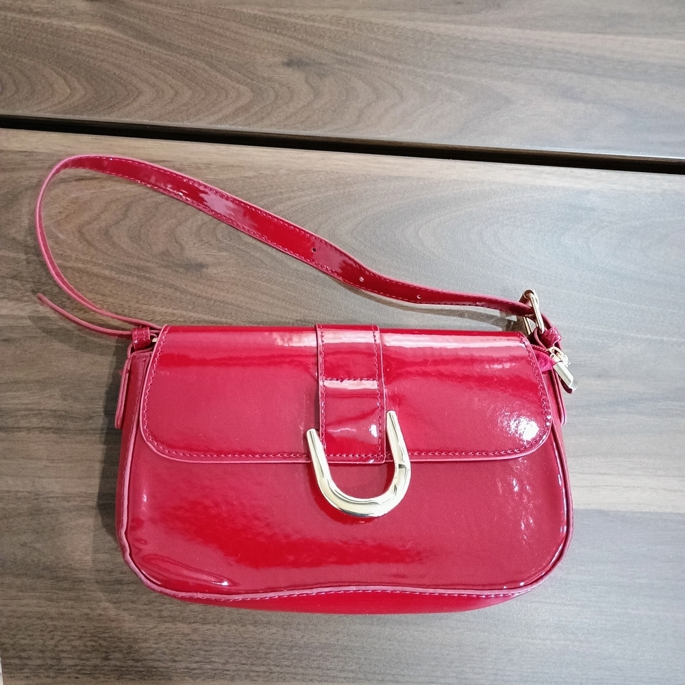 Glossy Red Mini Bag